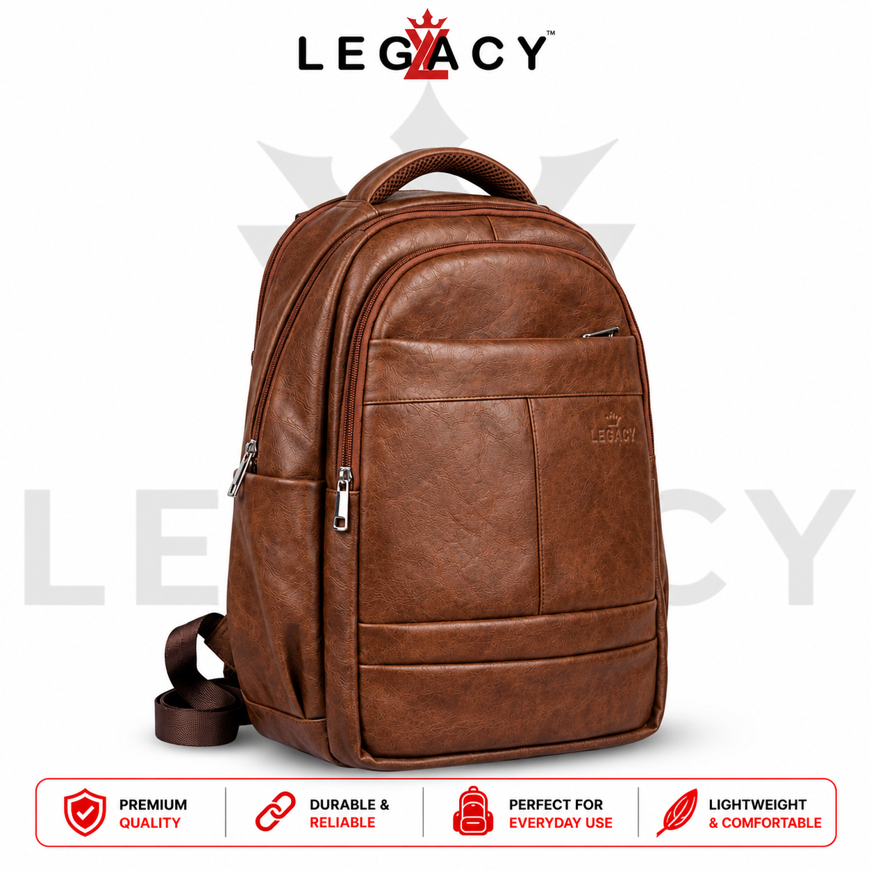 High Quality USB Charging Backpack Men PU Leather Bagpack Large Laptop Backpacks Male Mochilas Schoolbag For Teenagers Boys