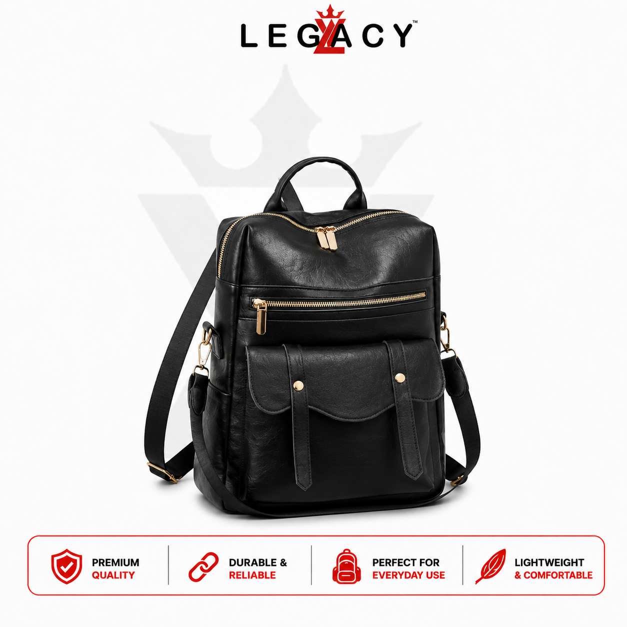 New Trendy Women’s Nylon Backpack – Fashionable Shoulder Bag, Lightweight Travel Backpack for Ladies, Waterproof & Large Capacity