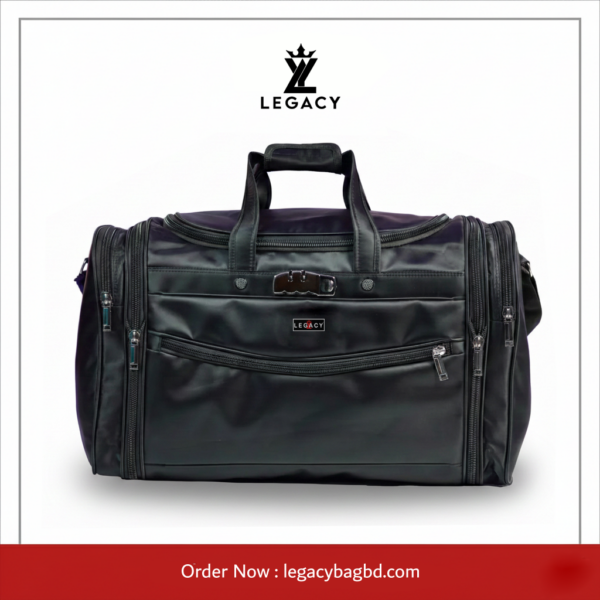 Extendable Large Capacity Travel Bag 24 inch Big Size Waterproof & Washable - BLACK
