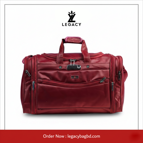 Extendable Large Capacity Travel Bag 24 inch Big Size Waterproof & Washable - MAROON